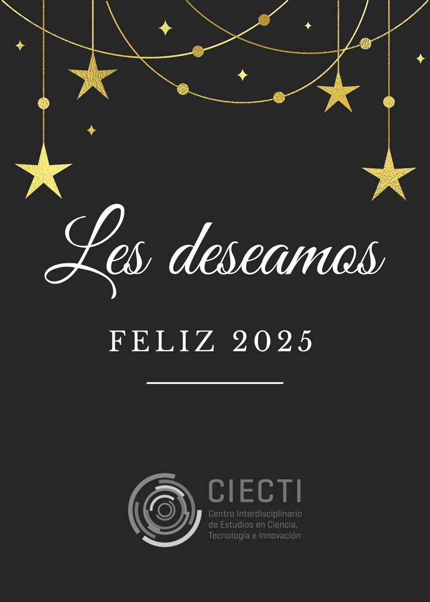 ciecti's tweet image. ¡Por un 2025 próspero para la Ciencia, la Tecnología y la Innovación! 🚀📚✨