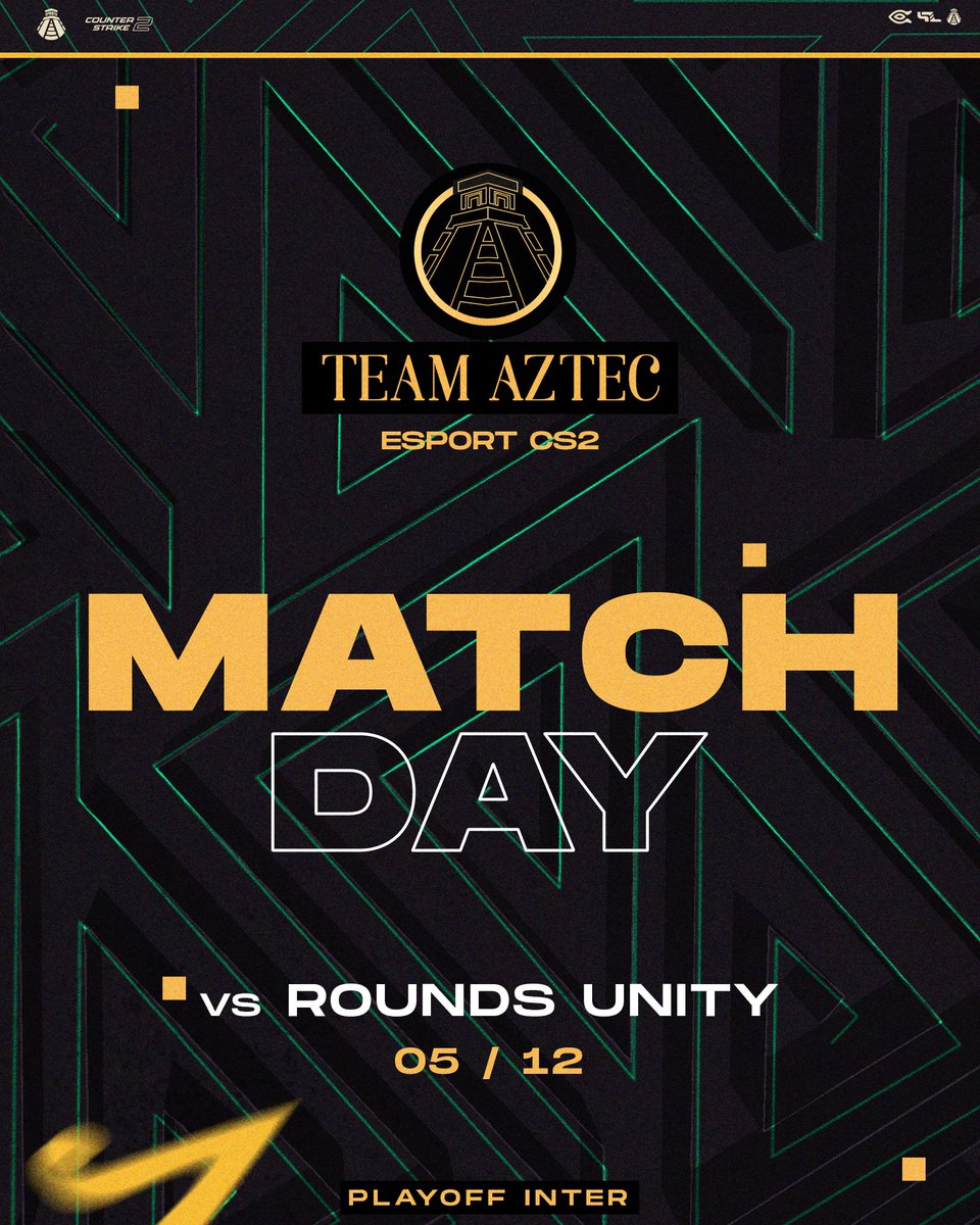 play_Aztec's tweet photo. 🟡#TeamAztec - Playoffs⚫️
Retrouvez notre équipe ce soir à 20h30 pour la suite des playoffs ! Objectif : Remonter le Lower Bracket🚀
🆚@RoundsGG
⏰20h30
🎙️@Djiimy_TTV (ttv/djiimy) https://t.co/WFCKkWg4Hf