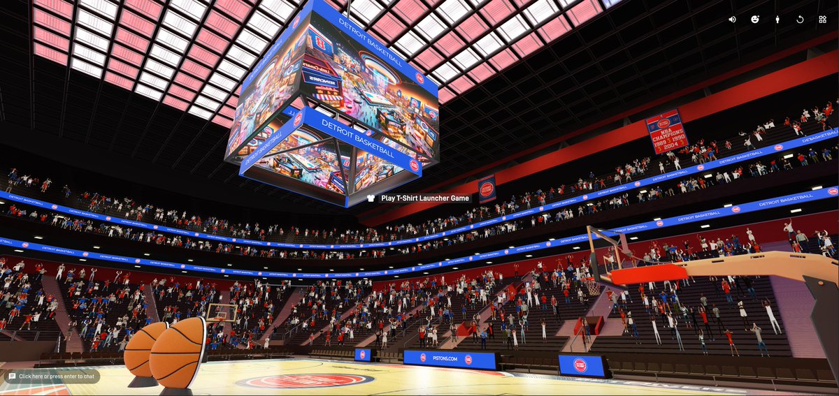 MeetKai Inc. (@meetkaiinc) on Twitter photo Today is the official launch of #DetroitPistonsWorld a new immersive experience for <a href="/DetroitPistons/">Detroit Pistons</a> 🏀 Powered by MeetKai’s cutting-edge digital twin technology, it includes an exact digital replica of the Pistons’ home court at Little Caesars Arena, a digital recreation of the Today is the official launch of #DetroitPistonsWorld a new immersive experience for <a href="/DetroitPistons/">Detroit Pistons</a> 🏀 Powered by MeetKai’s cutting-edge digital twin technology, it includes an exact digital replica of the Pistons’ home court at Little Caesars Arena, a digital recreation of the