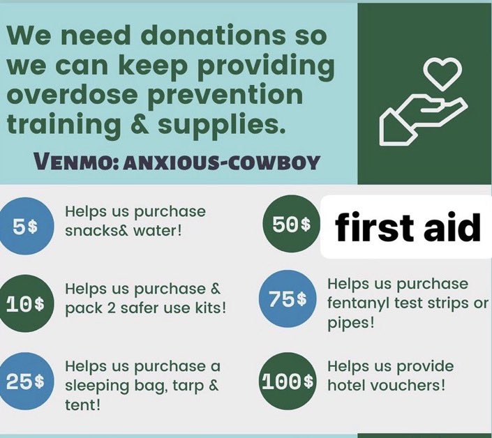 anxiouscowboy's tweet image. 🫶🏻🫶🏻🫶🏻 please share or donate weve been slow with funds after our last purchase of tents/bus passes !!