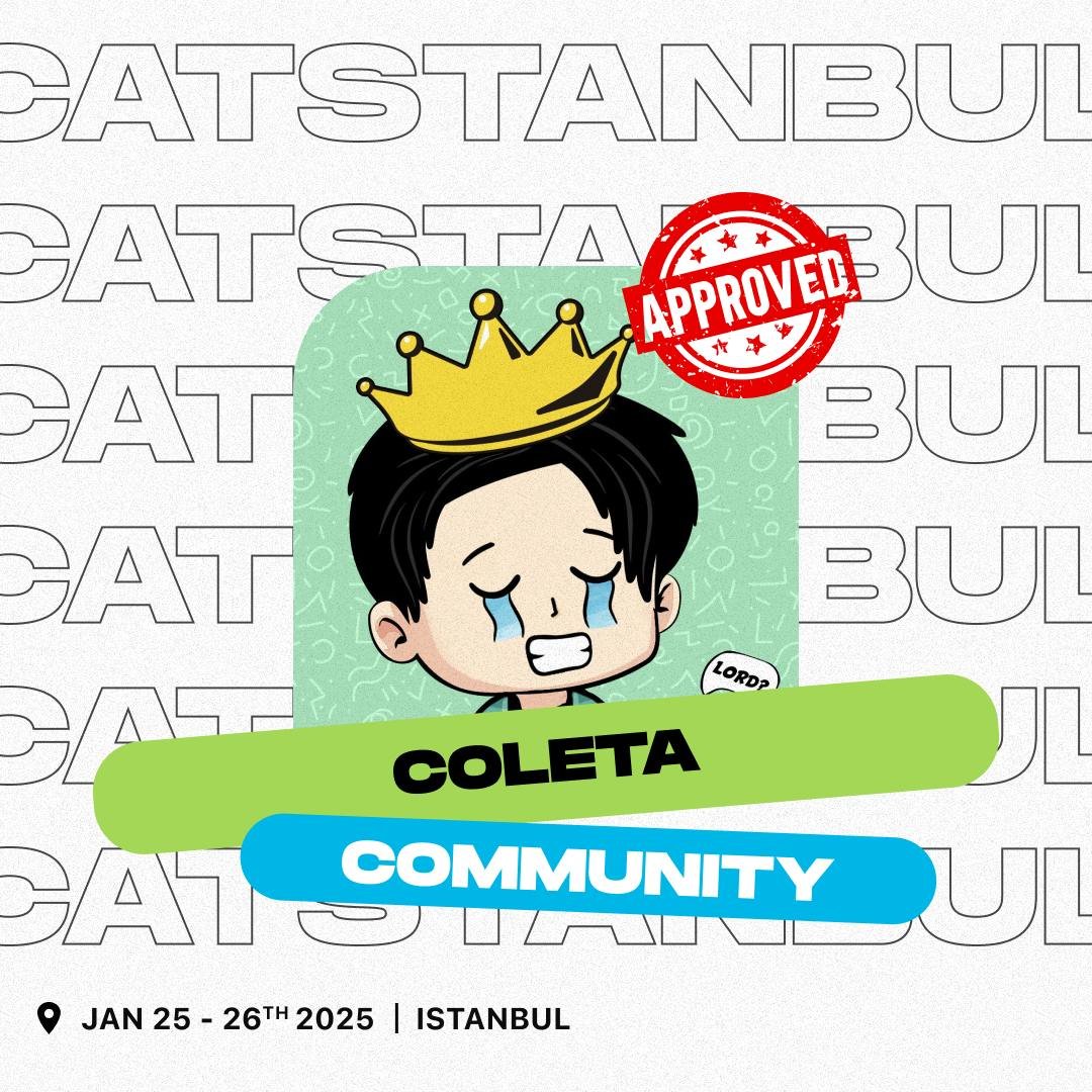 Coleta_Cripto's tweet photo. COLETINHA NO CATSTANBUL. 

Feliz em anunciar que fui aprovado para comparecer e cobrir o primeiro evento oficial da Jupiter na Turquia, agora em janeiro.

Eles irão anunciar um grande produto ao vivo, a queima de 3 bilhões de tokens, além de vários workshops e insights que poderei compartilhar com a comunidade COLETA CRIPTO.

I also created a Telegram group for those attending Catstanbul! Feel free to join and share information with us.
https://t.co/rWuOgkCLDi.

Thanks to the entire Jupiter team, and especially to @xianxlb.