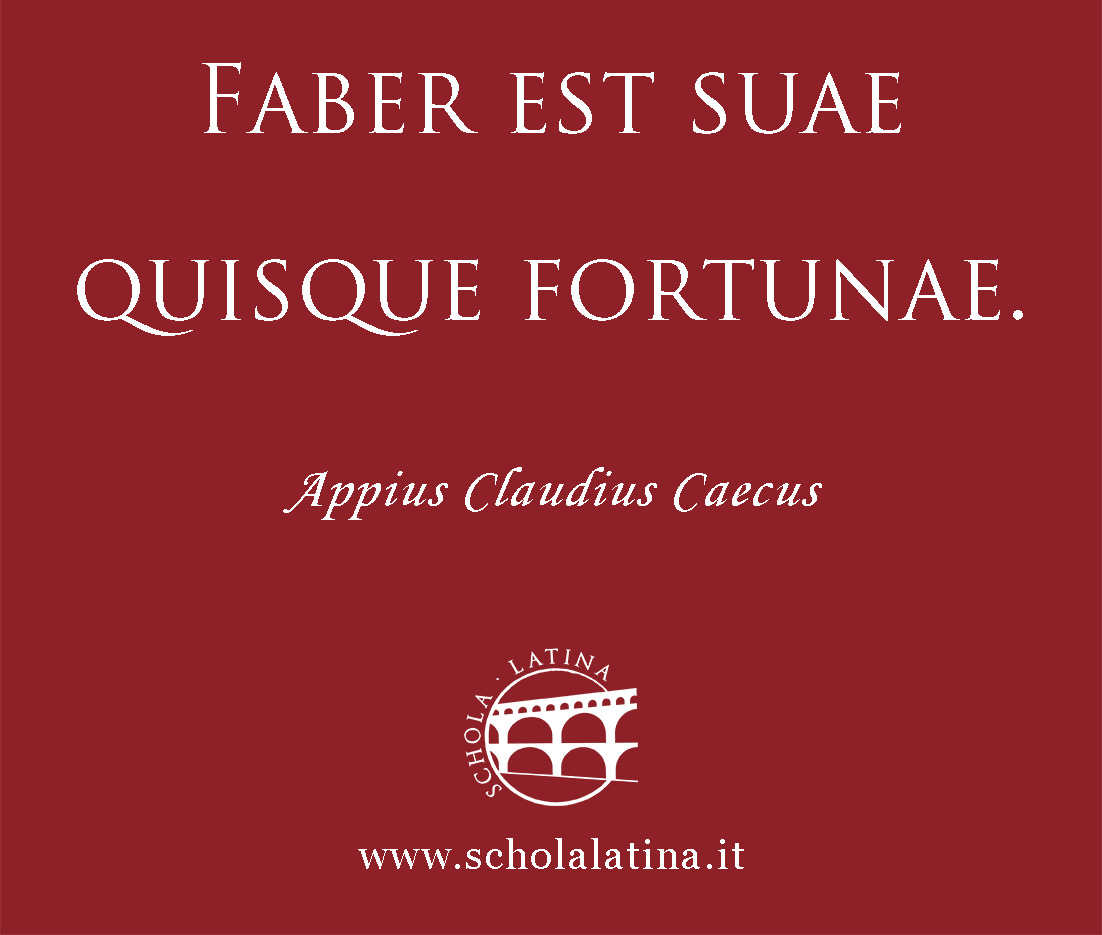 Scholalatina's tweet photo. [LA] Appio Claudio Caeco hoc adagium a Sallustio tribuitur (si quidem eius est “Epistula II ad Caesarem” [I, 2]), quod ita a Sallustio quoque memoratur ut plus hominis ingenium et studium valere quam fortunam significet.
#latin #latinquote #lingualatina #adagia #proverbia https://t.co/Uj9ABbVnSw