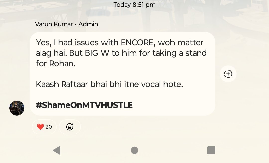 killmytroubles1's tweet photo. Rapbot appreciates Encore instagram live against mtv Hustle

#BackOffRoyalEnfield #BackOffBoat https://t.co/jbt4MARvR5