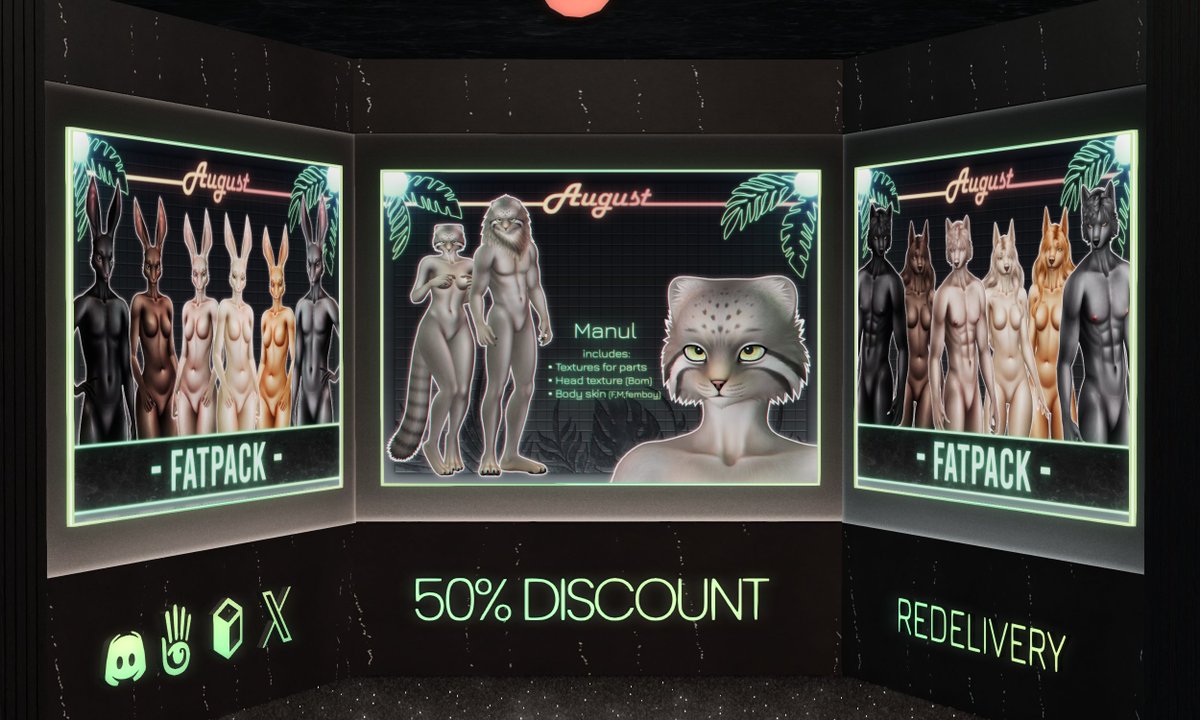 August (@august_furry) on Twitter photo HEY! on the Knotty List event you can buy these products with a 50% discount!
<a href="/BeachKnott58053/">Knotty Beach 🔞</a>
TAXI: maps.secondlife.com/secondlife/Kno…
#FurrySL #SLFurry #SL #SecondLife #Furry HEY! on the Knotty List event you can buy these products with a 50% discount!
<a href="/BeachKnott58053/">Knotty Beach 🔞</a>
TAXI: maps.secondlife.com/secondlife/Kno…
#FurrySL #SLFurry #SL #SecondLife #Furry
