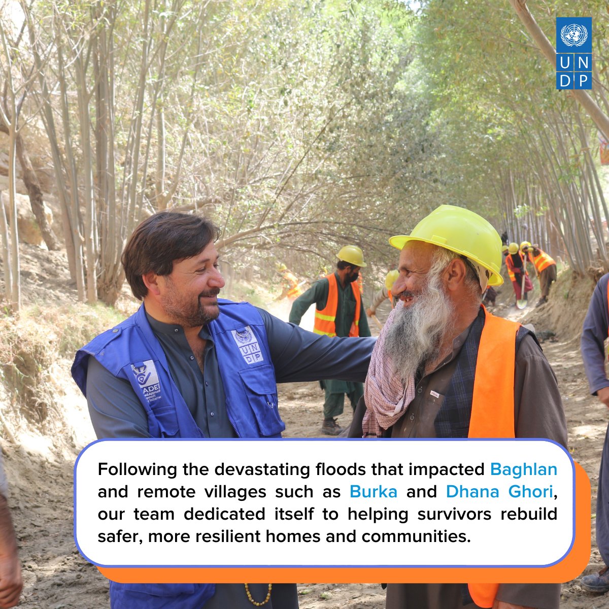 ExpResRoster's tweet photo. 🌍 On International Volunteer Day, we celebrate our partnership with the @UNVolunteers  and their incredible contributions!

Meet Adnan Safi, a UN Volunteer deployed with @UNDP, who played a vital role in flood response efforts in the Baghlan Province in Afghanistan. Adnan and his team worked tirelessly to support survivors, helping rebuild safer and more resilient homes in communities devastated by floods.

🙌 Thank you to all UN Volunteers for your dedication to building a better, more resilient world.