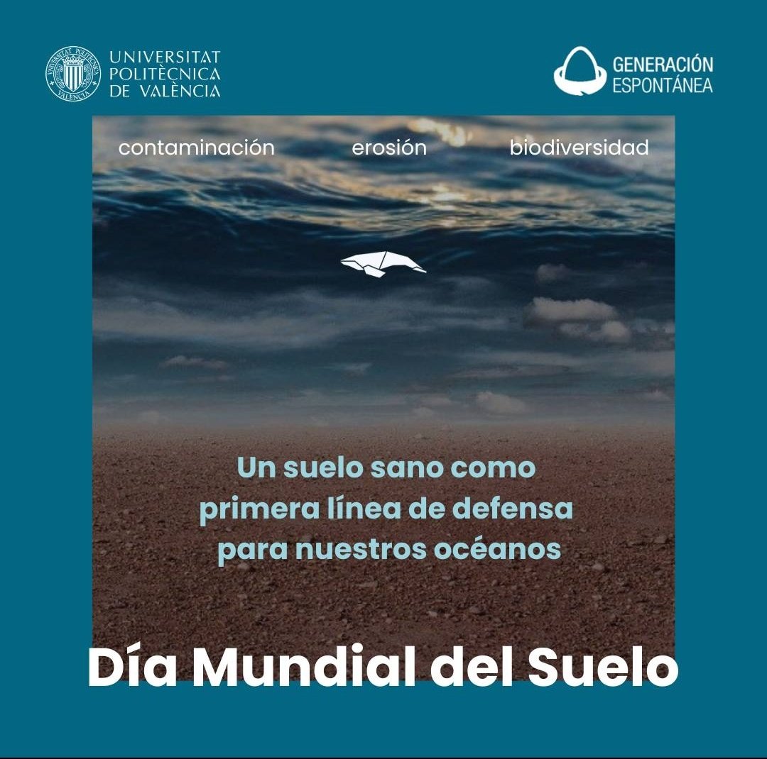 ProluoUPV's tweet photo. 🌱 ¡Feliz Día Mundial del Suelo!
 🌍 Los suelos son los héroes invisibles que nos regalan alimentos, agua limpia y aire puro. Cuidarlos es cuidar nuestro futuro y el de todas las especies del planeta. ¡Celebremos su importancia hoy y siempre! 💚 #DíaMundialDelSuelo https://t.co/dA5ZcWTjUb