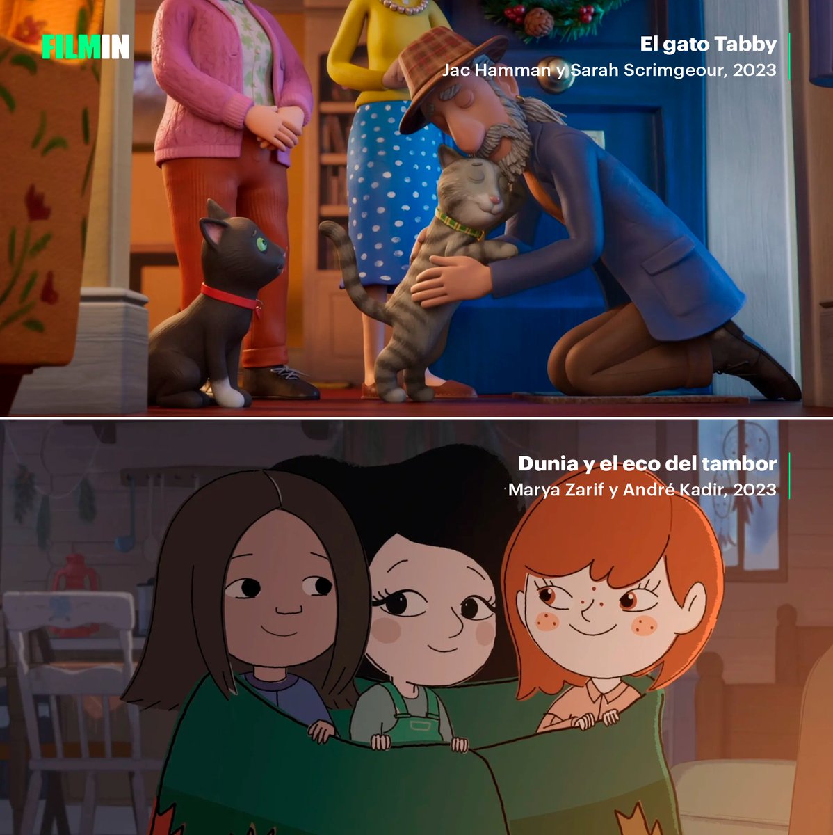 Filmin's tweet photo. Dos nuevas aventuras llegan a #FilminKids, de la mano de @RitaLucaFilms. “El Gato Tabby” y “Dunia y el eco del tambor”.

2 historias entrañables, llenas de lecciones, para compartir en familia 💘 https://t.co/PHsZzKamSB