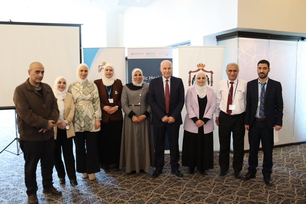 JcdcGov's tweet photo. اختتمت، الأربعاء، الورشة التدريبية للكوادر العاملة في مجال أنشطة الرصد والاستقصاء الوبائي، التي نظمها المركز الوطني لمكافحة الأوبئة والأمراض السارية، بالتعاون مع وزارة الصحة، وبدعم من منظمة الصحة العالمية ومعهد روبرت كوخ الألماني.

#المركز_الوطني_لمكافحة_الأوبئة #الأردن https://t.co/5sFJ5guG2q