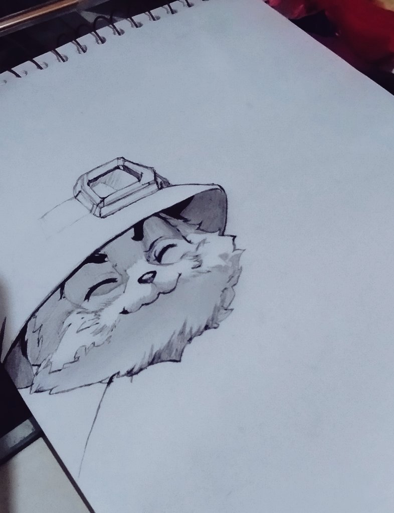 Um teemo em construção no tradicional 
#LoL