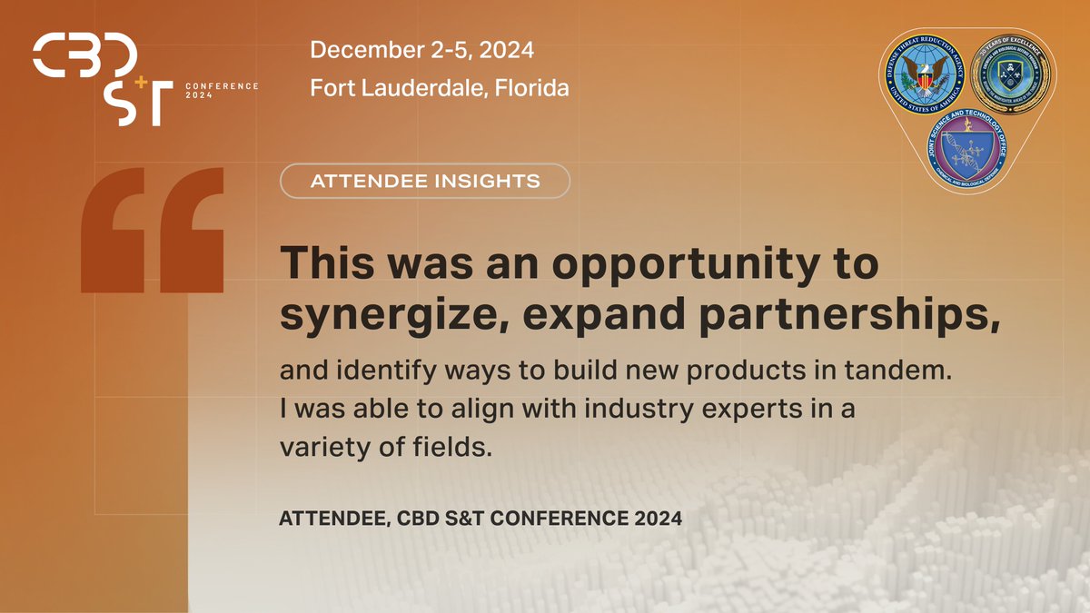 𝐘𝐨𝐮𝐫 𝐅𝐞𝐞𝐝𝐛𝐚𝐜𝐤 𝐌𝐚𝐭𝐭𝐞𝐫𝐬! 📢 
 
We appreciate your thoughts on #CBDST2024 thus far. We caught up with a few more of you and here is what we’re learning…

Stay tuned as we continue to highlight key takeaways and memorable moments!

#ConferenceTestimonials