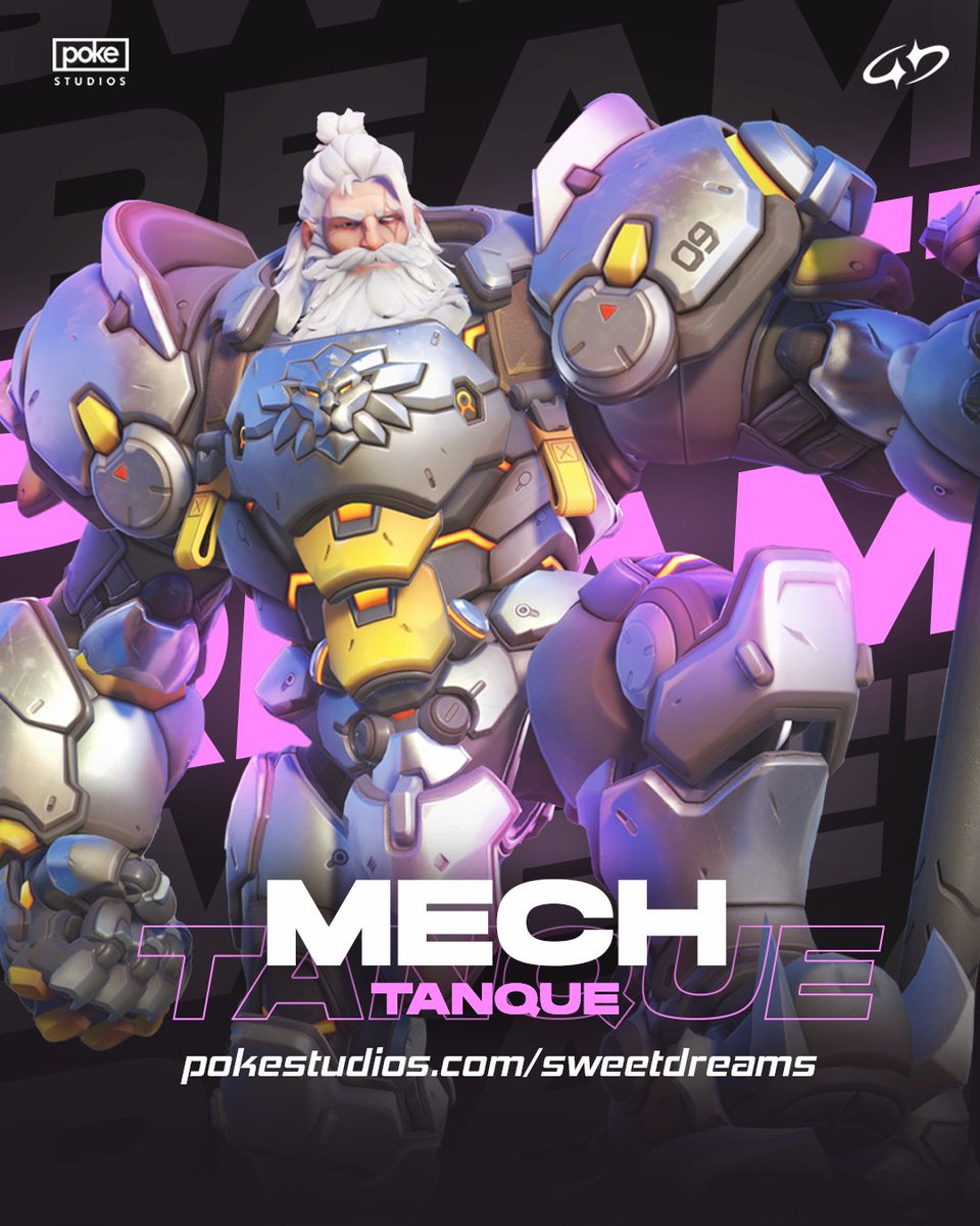 SweetDreamsPS's tweet photo. Dulces Sueños! Sweet Dreams presenta a @CasasManuel01 como titular del rol de Tanque en Overwatch2! #SweetDreams https://t.co/fVQJj99COa