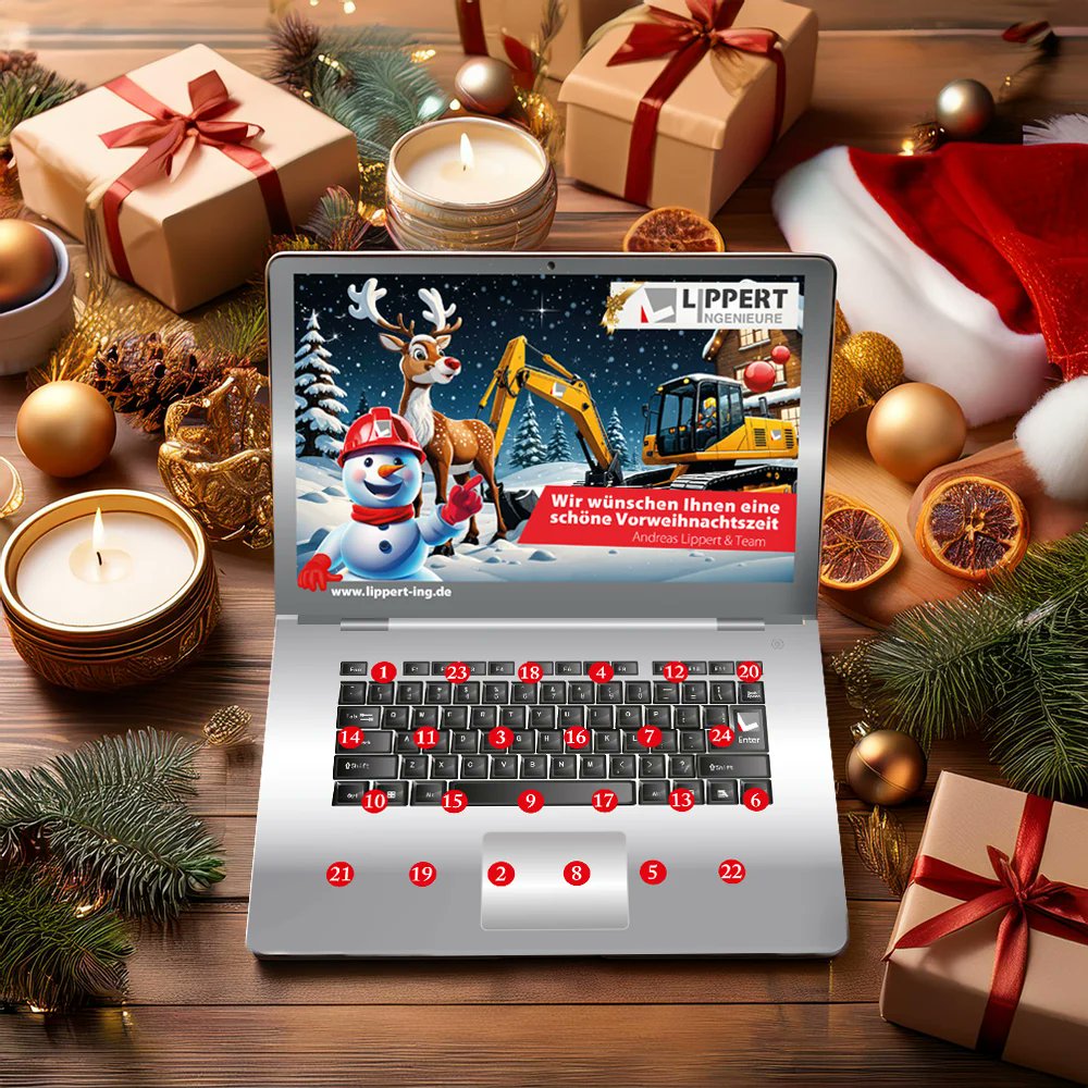 WerbeagenturFi1's tweet photo. Es war ein "süßer"  Auftrag von Lippert Ingenieure über den ich mich sehr gefreut habe, mal  was ganz anderes - ein Design für einen Schoko-Adventkalender im Laptop  Format ☺️ Allen jetzt schöne Adventstage! 🕯️ https://t.co/24KXbfLSQW