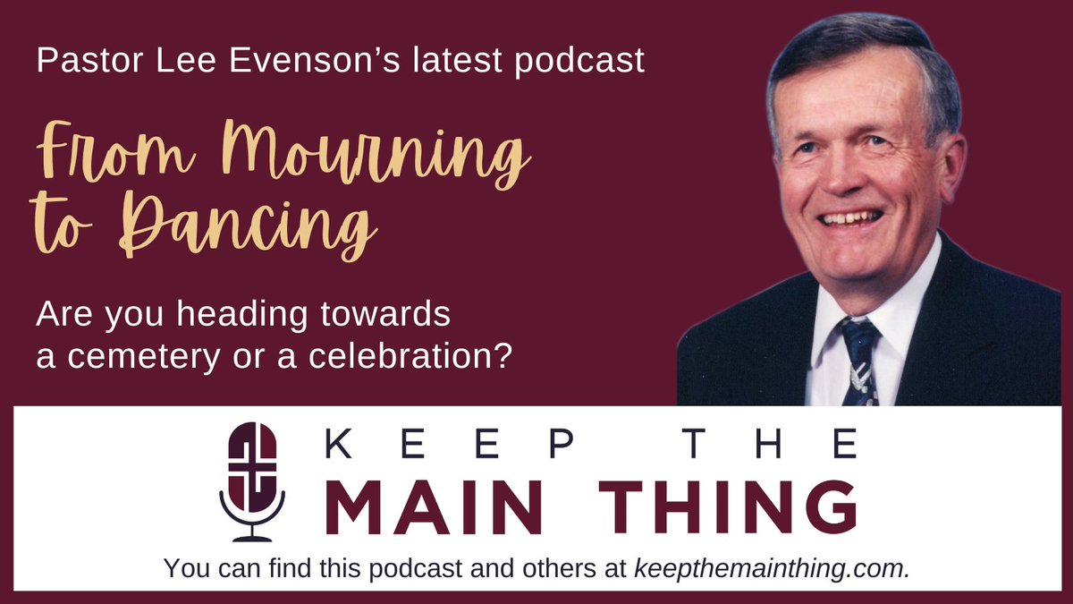 KeepMainThing's tweet photo. You can listen to Pastor Lee's latest podcast at https://t.co/o5TDAklPLb
#ChristianPodcast #Luke7 #Psalm30 #1King #PastorLee #LelandEvenson #KeepTheMainThing https://t.co/zgGVmwAxwS