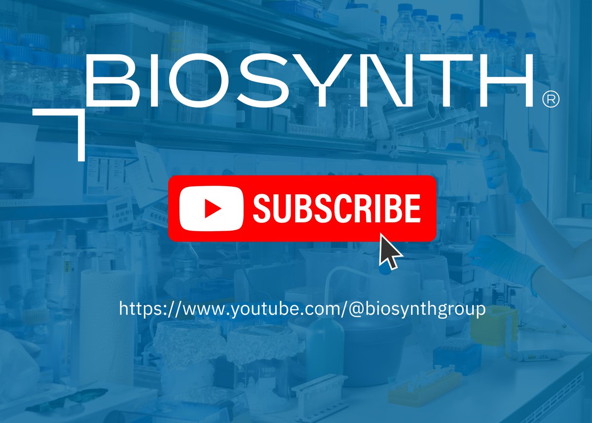 BiosynthGroup's tweet image. Subscribe to our @YouTube channel and join the #𝗕𝗶𝗼𝘀𝘆𝗻𝘁𝗵 community! Stay up-to-date with the latest #scientific insights &amp;amp; news. Our channel features videos on topics such as #epitopemapping, #GMP #peptides, products, events, &amp;amp; more.
Subscribe now: youtube.com/@biosynthgroup
