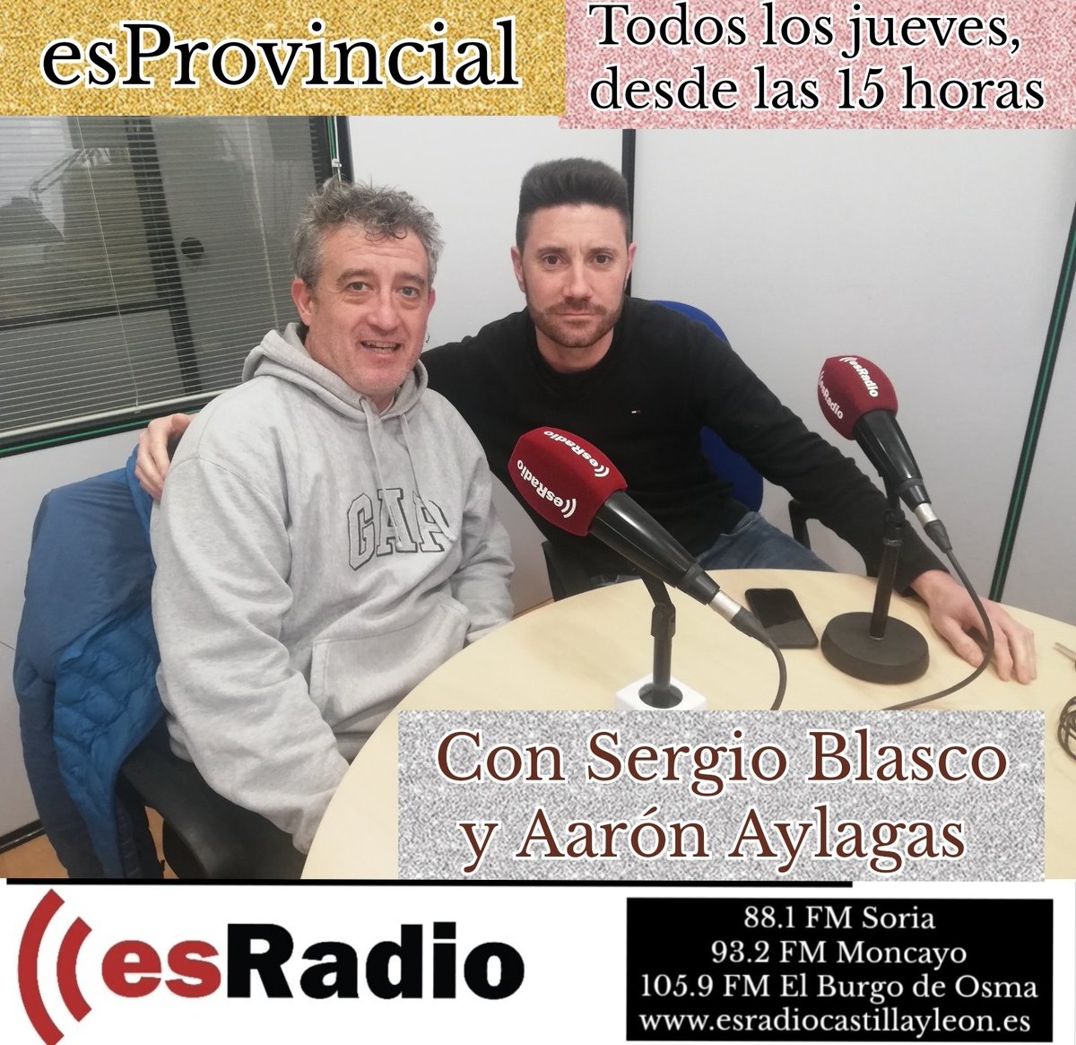 🎤🎧⚽ Programa dedicado a la Liga Provincial de Fútbol. Emisión del 5 de diciembre. Hoy jueves con la participación de: Víctor Hernández 'Raba', jugador CD Navaleno; y Valentín Morales, jugador <a href="/golmayocamareta/">CD Golmayo-Camaretas</a>. esradiocastillayleon.es/soria/programa…