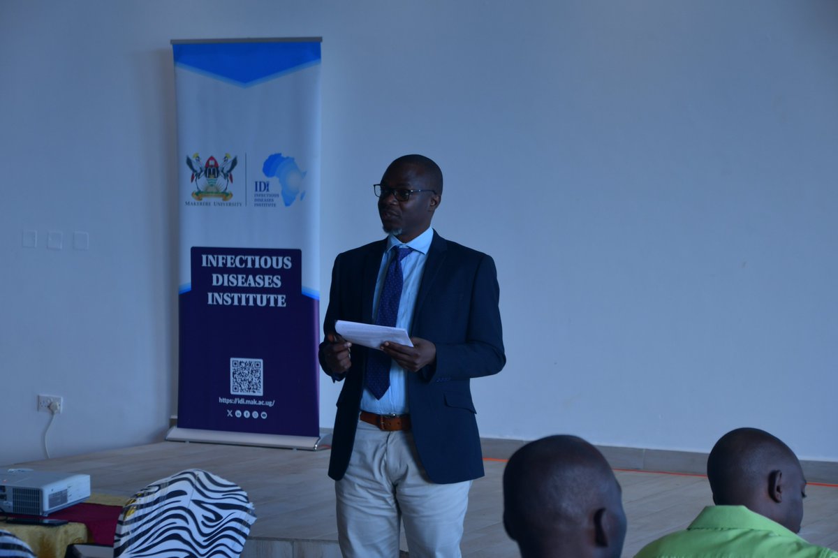 IDIMakerere's tweet photo. @akambugu, represented by Dr @trmuwonge emphasized the need for innovation &amp; united efforts against infectious diseases to achieve healthcare equality. "CABs are the backbone of community-centered research, ensuring the voices of those we serve are woven into our work," he said. https://t.co/KijRJbgPoR
