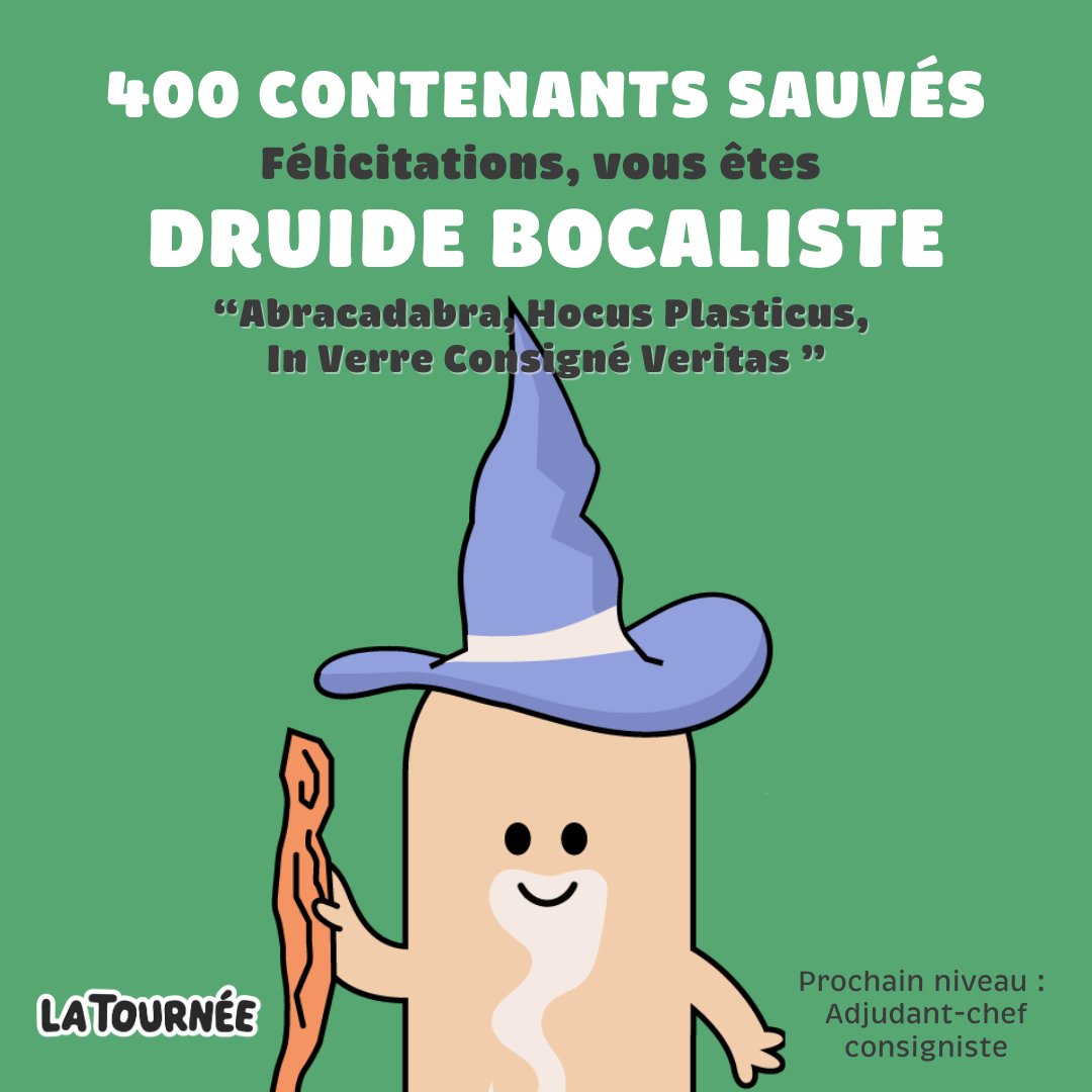 Benjam1G's tweet photo. J'ai déjà sauvé 400 contenants de la décharge grâce à la consigne! - Mon code parrainage LaTournée BEGA990 https://t.co/Scxed86BNF (15€ offerts sur vos courses) https://t.co/1WfRKlulyq