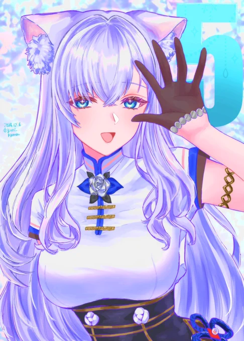 みしろさん活動5周年おめでとうございます3Dお披露目楽しみです #白雪みしろ #白雪画廊 