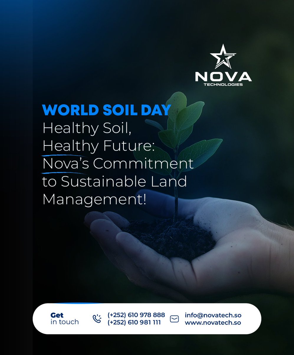 Novatech_so's tweet photo. Maanta waa Maalinta Caalamiga ah ee Carrada! Waa maalin muhiim u ah Soomaaliya si aan u xusuusano qiimaha carradeena. Carrada waa isha nolosha—waxay na siisaa cunto, biyo, iyo nolol waara. Haddii aan ilaalino oo u daryeelno carrada, waxaan hubin karnaa mustaqbal ifaya oo u fiican dadka iyo deegaanka. Nova waxay idinku boorinaysaa inaad door ka qaadataan ilaalinta carradeena si loo gaadho horumar waara.

.
.
.
Follow us on
https://t.co/g57SvBjA2B
https://t.co/La1y4M4yON
https://t.co/5AAb12uX8Z
https://t.co/7KrBLMUC6Z
Let’s embark on this exciting journey together. Your future is about to get a tech upgrade!
#Nova #GIS #Somali #Tech #Novatech #Innovation #Khariidadda #Novatechnology #Map #SomaliGIS #FalanqayntaGIS #FarsamadaGIS ✨
#Tech #Innovation #FutureOfTech #DigitalTransformation #TechLaunch #Innovation #NovaTechnologies #StayTuned #GameChanger