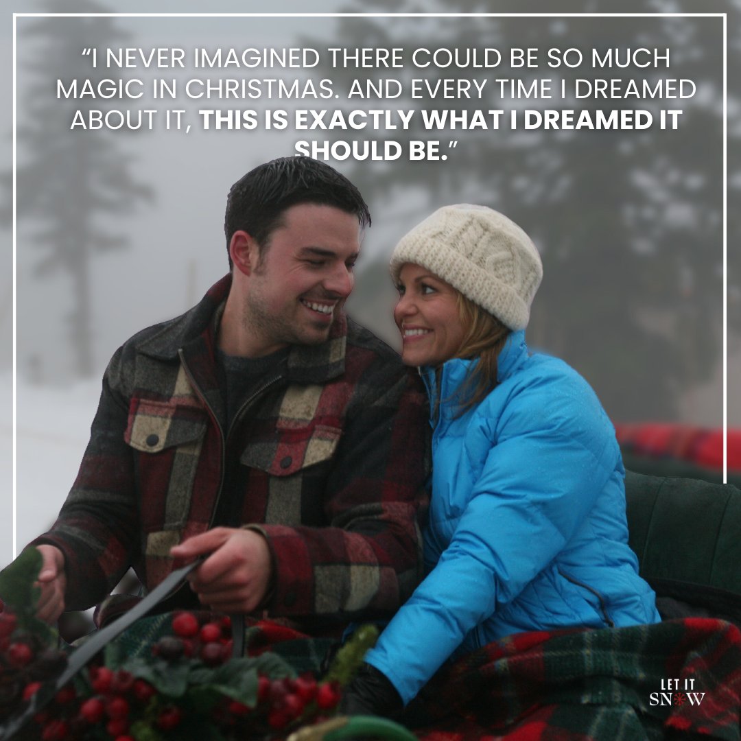 There's unlimited magic in Christmas, if you look hard enough! 🦌

'Let It Snow' starring <a href="/candacecbure/">Candace Cameron Bure</a> &amp; <a href="/Jesse_Hutch/">Jesse Hutch</a> premieres on Great American Family December 8th &amp; starts streaming on <a href="/PureFlix/">Pure Flix</a> Dec. 13th! ⛷

#GreatAmericanChristmas #LetItSnow