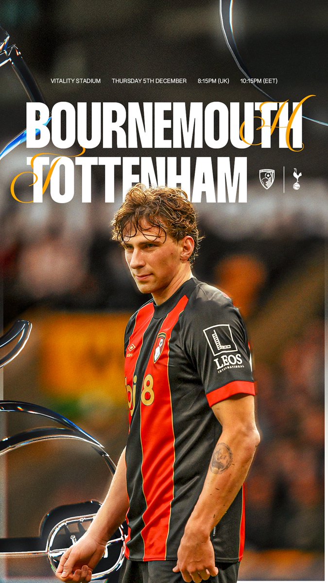 dbadhan_'s tweet photo. Matchday 14: Illia Zabarnyi vs Tottenham 🐓
@afcbournemouth #afcb #smsports https://t.co/1NZl1oMOnO