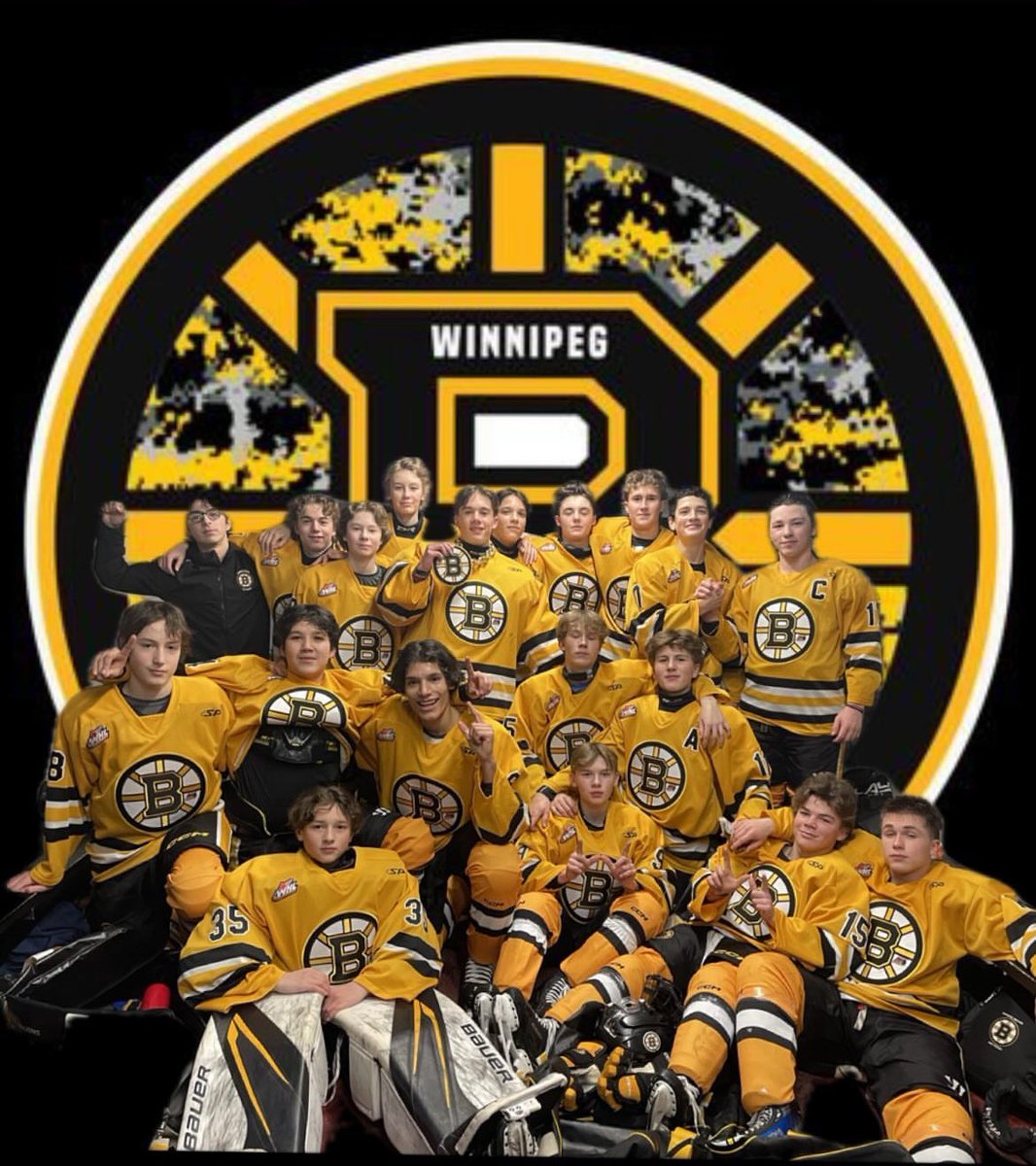 U15BruinsGOLD's tweet photo. Winnipeg Bruins Gold continue their winning streak 17-0! 
#WeAreGold https://t.co/Sn34aodFVA
