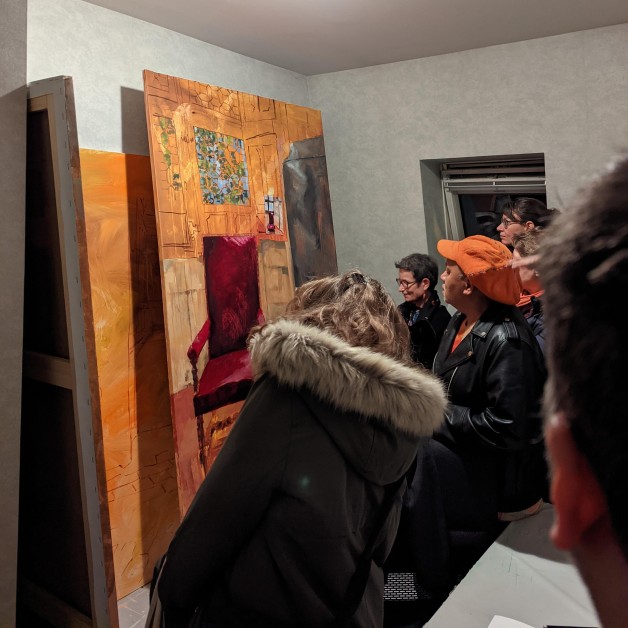 CESR_Tours's tweet photo. [Retour sur] Présentation de la résidence de Rudy Ayoun
 
Le @CESR_Tours a invité le public à découvrir le  programme de la résidence artistique 2024-2025 lors d'une soirée de  présentation, suivie le lendemain d'un atelier sur la peinture à l'huile 🎨

🔗 https://t.co/VbDpN3Zul0 https://t.co/3m0g4iYyv1