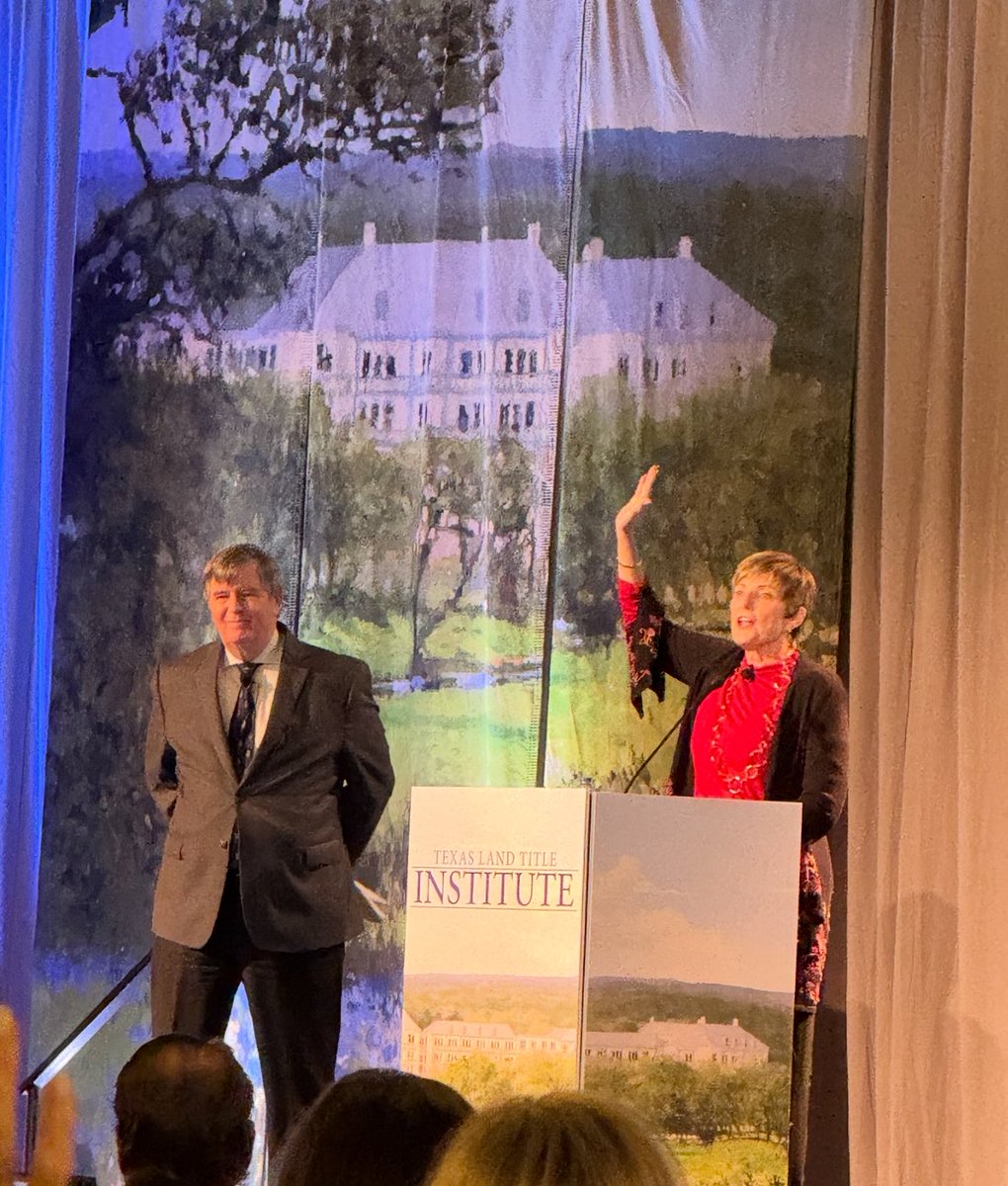 Denise Holmes and Roland Love with ⁦<a href="/IndependenceTX/">Independence Title</a>⁩ give a Regulatory Update at the ⁦<a href="/TLTA/">TexasLandTitle Assn</a>⁩ 34th annual Texas Land Title Institute. #TLTA