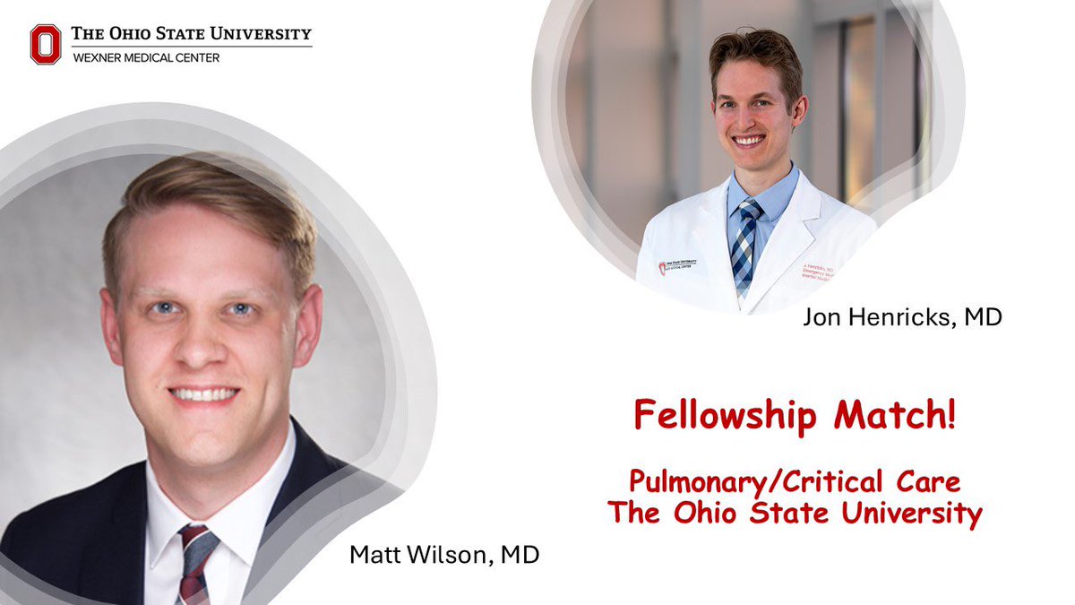 Ohio State Emergency Medicine Residency (@ohiostateemres) on Twitter photo Congratulations to Ladan Haery and EMIM Jon Henricks and Matt Wilson on their fellowship match!! All 3 will be staying on here at The Ohio State University!! <a href="/OSUWexMed/">The Ohio State University Wexner Medical Center</a> #osuem #fellowshipmatch #Buckeyes Congratulations to Ladan Haery and EMIM Jon Henricks and Matt Wilson on their fellowship match!! All 3 will be staying on here at The Ohio State University!! <a href="/OSUWexMed/">The Ohio State University Wexner Medical Center</a> #osuem #fellowshipmatch #Buckeyes