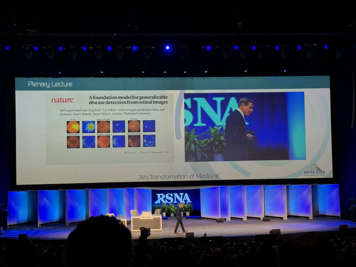 mahsa_mayeli's tweet photo. Wrapping up my #RSNA2024 experience reviewing Dr. @EricTopol ‘s breathtaking presentation on multimodal #Radiology , #doctorless diagnosis, and #digital twins! And can’t wait to read his book: #super_agers ! https://t.co/u8va8YG8Aq