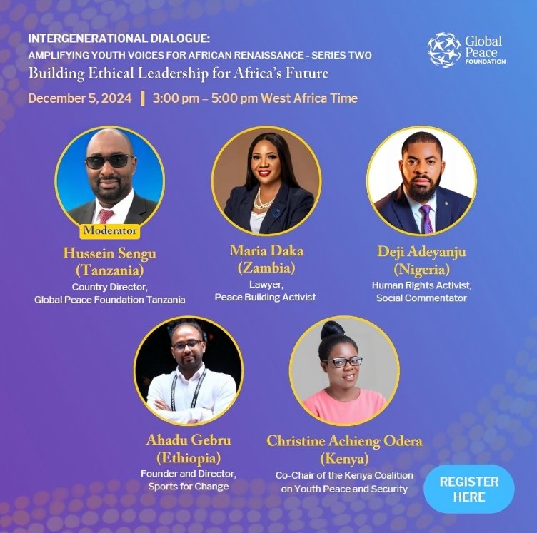 globalpeacetz's tweet photo. Happening Now! 
Be part of the conversation, be part of the change! Join us...

🔗👉🏽Register: https://t.co/qmCupoaIQz https://t.co/oAwUPB3mvI