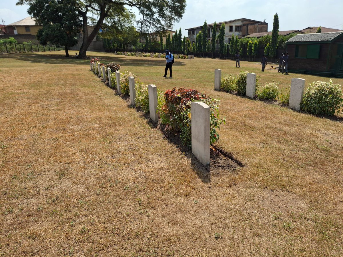 Simon Fletcher (@sijfletch) on Twitter photo .<a href="/CWGC/">Commonwealth War Graves</a> Dry hot season in Lafenwa Military Cemetery, Abeokuta, Nigeria .<a href="/CWGC/">Commonwealth War Graves</a> Dry hot season in Lafenwa Military Cemetery, Abeokuta, Nigeria