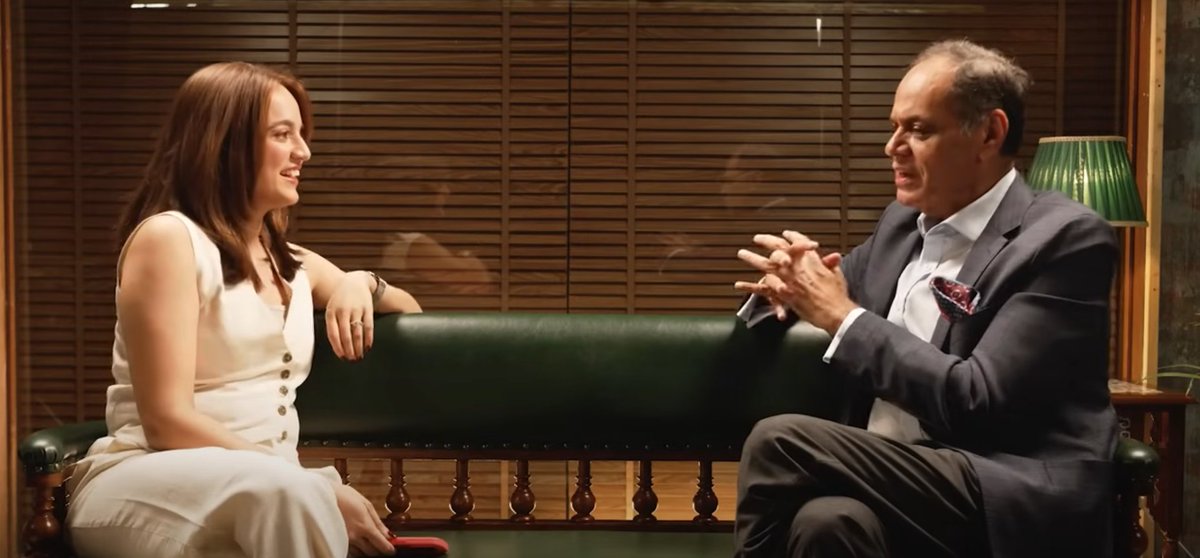 Ramesh Damani is one of the best investors of our generation. 

He sat down with <a href="/_soniashenoy/">Sonia Shenoy</a> for the first episode of 'The Money Mindset.' 

40 years of investing experience encapsulated in 54 minutes. 

Here are the 8 things you can't miss: 🧵 (Number 5 is critical).