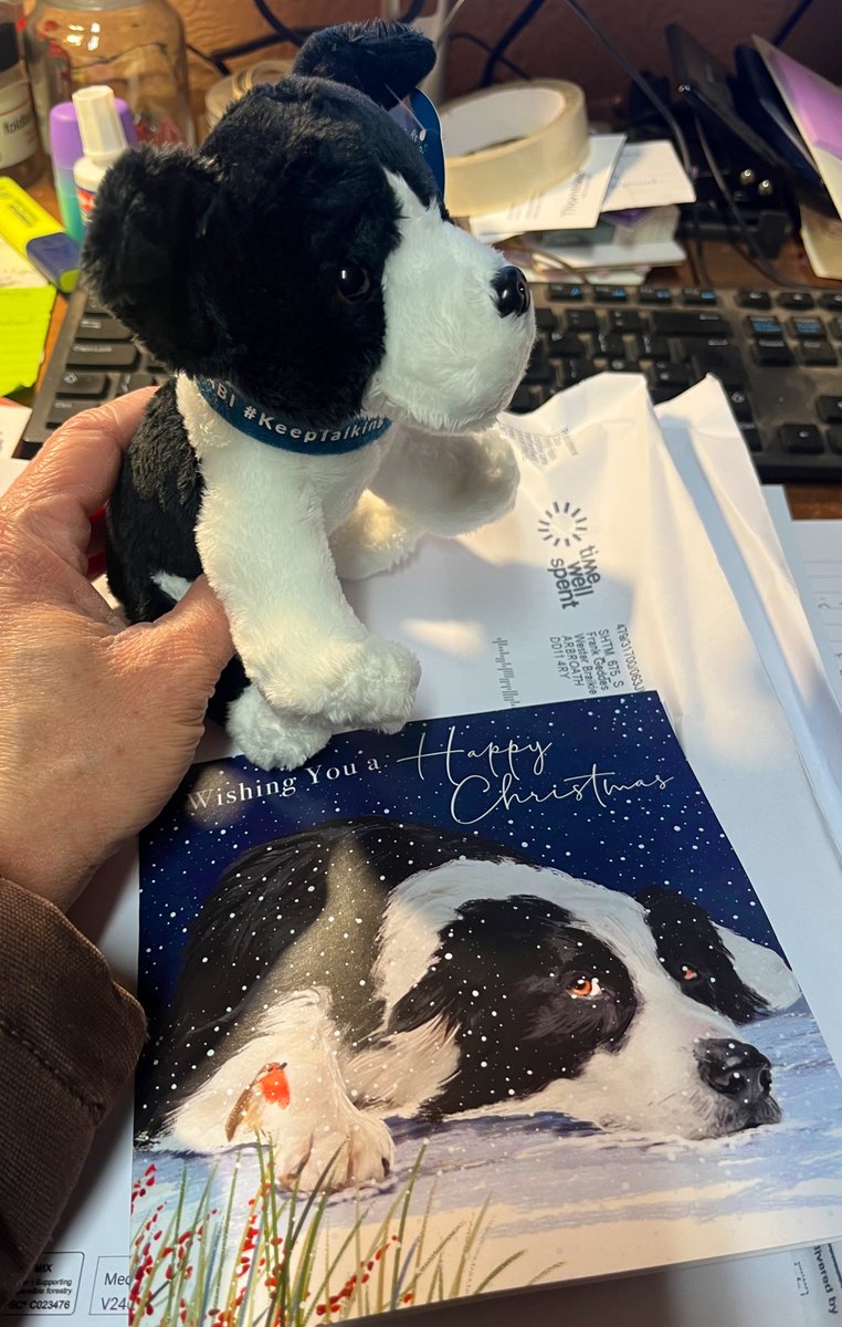farmer_just's tweet image. 🐾🎄 Need to tidy the office desk and make room for my #KeepTalking collie dog Hope 😊 Please support @RSABI at this time of year with a donation in memory of a loved one or in lieu of a traditional gift if you can 💝🎄
#RememberingMum
