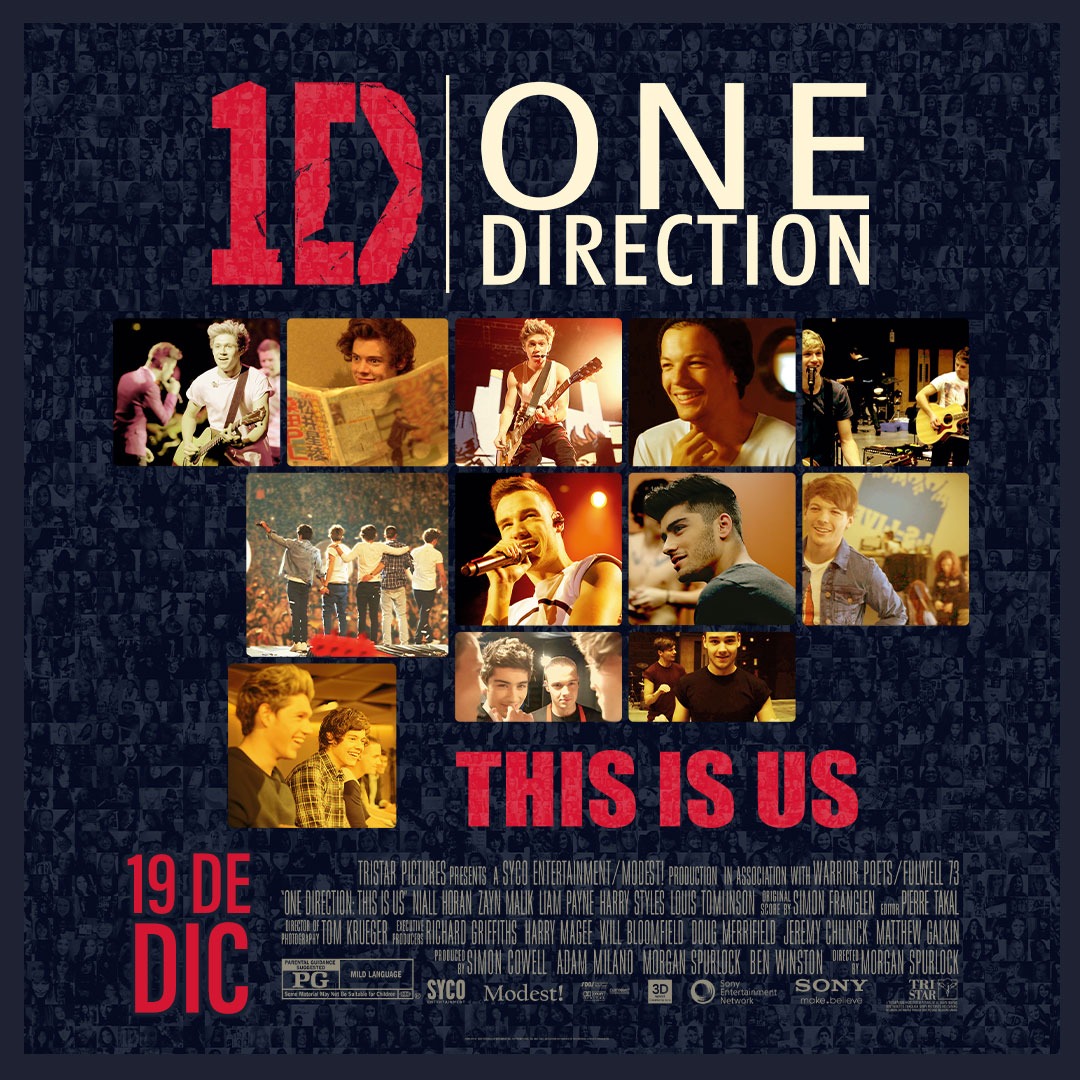 Cinemark_ar's tweet photo. Llegó el anuncio tan esperado, #Directioners ❤ 

Vuelven los mejores momentos de One Direction con las canciones que hicieron soñar a toda una generación✨

Del 19 al 22 de diciembre vuelve a #CinemarkHoyts #ThisIsUs 😍

Comprá tus entradas en https://t.co/tnXAyDaYcB https://t.co/ZRGxYXWWzp