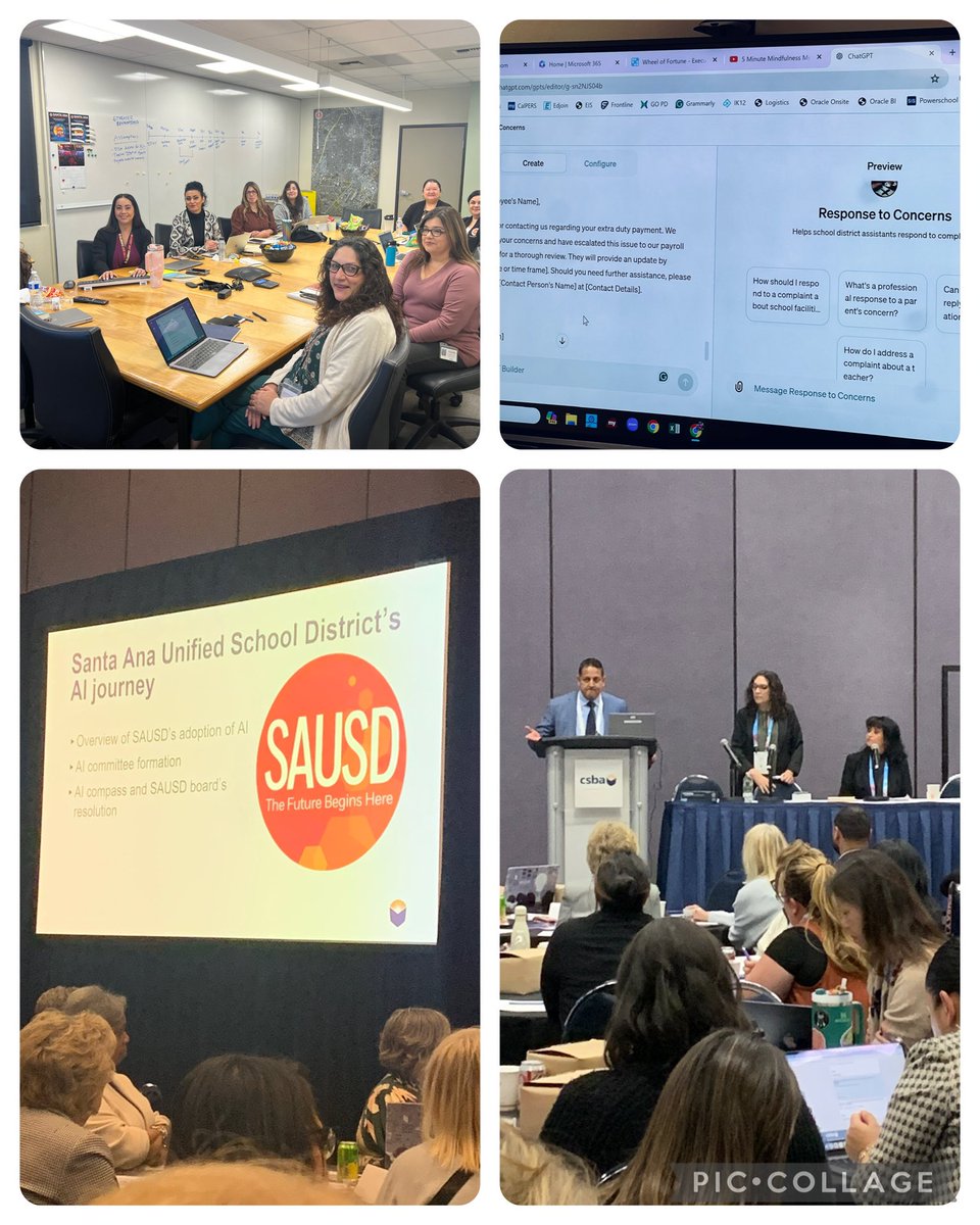 Over the past year, SAUSD Executive Assistants have embraced growth &amp; innovation, evolving from curious learners to confident innovators. Yesterday, they shared their inspiring AI journey with colleagues statewide, showing how they’ve reimagined their roles with cutting-edge tech