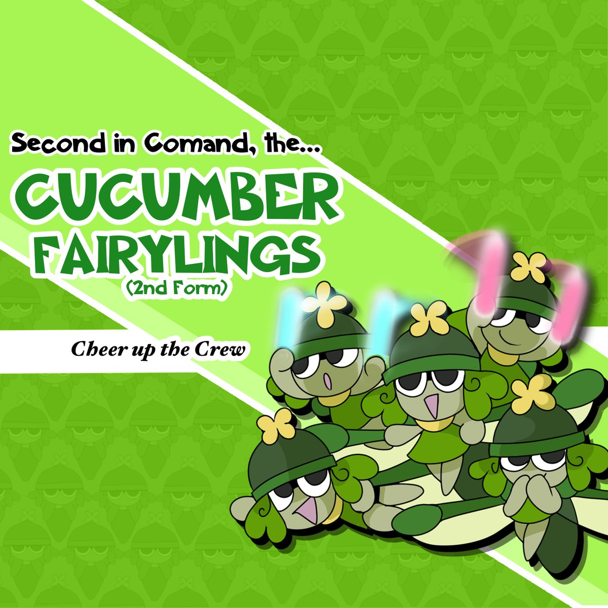 The cucumber fairylings transform into their final forml! Bop to the groove of the whimsical beat! What’s your favorite genre of music?

#cucumberfairy