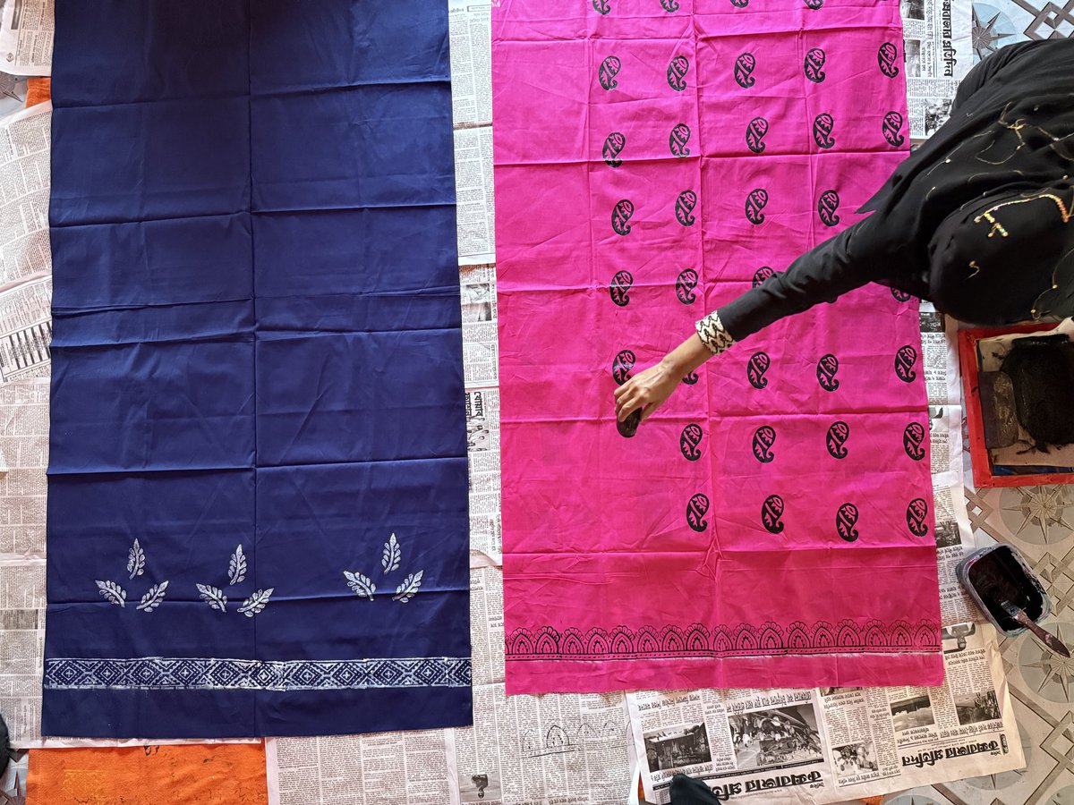wphfund's tweet photo. Today we saw firsthand how @wphfund civil society partners in Cox’s Bazar 🇧🇩 are training Rohingya women refugees &amp; host communities on block printing &amp; tie dye to strengthen their economic resilience &amp;  build social cohesion. What a beautiful thing. ✨✨✨ https://t.co/Qz8aa5mPdL