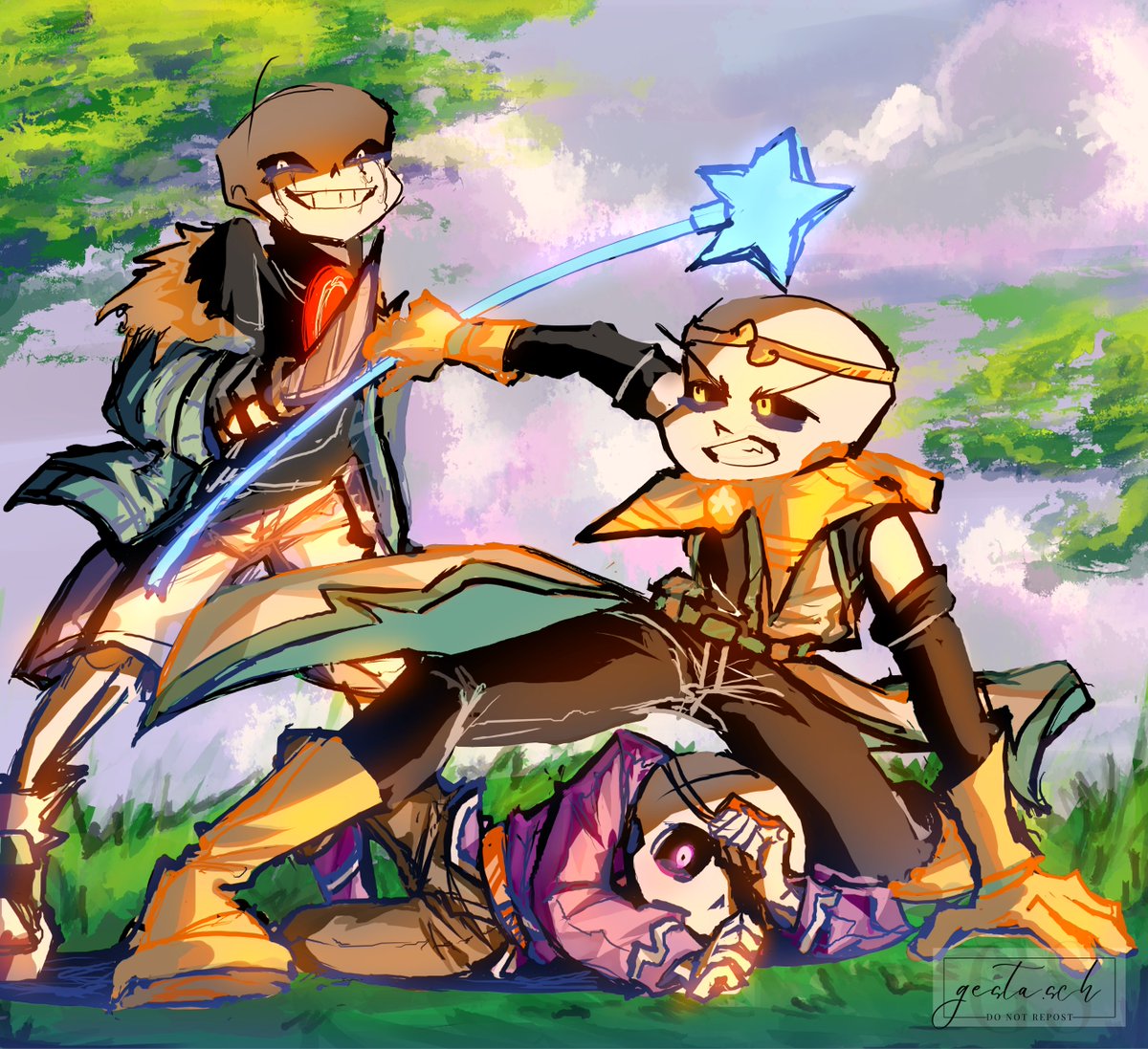 gesta_sch's tweet photo. Colored
Killer sans / Dream sans / Passive Nightmare sans https://t.co/F8C6oWj7EB