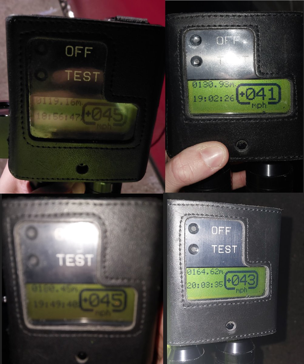 KentPoliceRoads's tweet photo. #RPU4 stopped numerous vehicles last night for #ExcessSpeed. Each driver was tested to ensure they weren't drink/drug driving & despite the 30mph limit with a school nearby, regular speeds of 41-45mph were seen. Drivers reported & are expecting their letters. #OpLimit #Fatal4 *RS https://t.co/sdJmg67Sc2