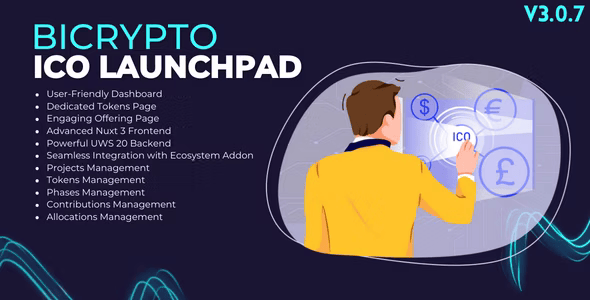 BiCrypto115's tweet photo. 🚀 Simplify Your ICO Journey with Bicrypto LaunchPad!
🚀 Launch your ICOs effortlessly with Bicrypto's ICO LaunchPad Addon! Manage tokens, projects, &amp; phases seamlessly. Black Friday Offer: Just $661! 💰
Visit: https://t.co/qCgxTkhz8H
#RLUSD #KuCoin #Prabhas #WazirX $BTC https://t.co/JnDvKSNRw3