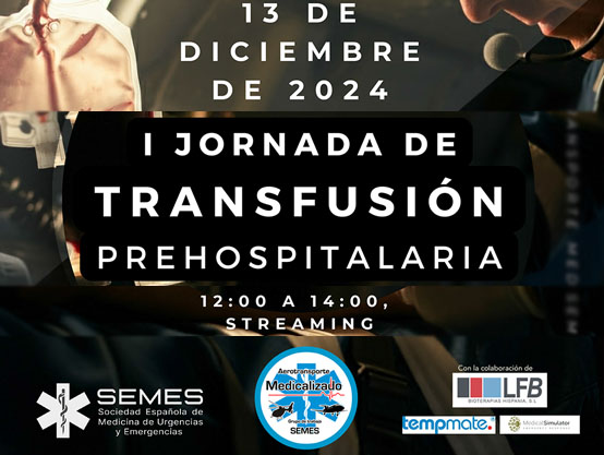 📌13 de diciembre de 12:00 a 14:00, streaming

I Jornada de transfusión prehospitalaria de <a href="/GTAMsemes/">GTAMsemes</a>

 semes.org/evento/i-jorna…