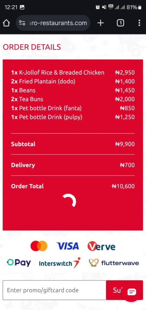 toolpusher01's tweet photo. @KILIRESTAURANT Hi
I ordered food via your website and completed the payments, but no food was delivered even after several weeks. Could you kindly check and do what is needed? Numerous calls to 0700 5454 3663 have been unfruitful.
Thanks https://t.co/cDc2ana333