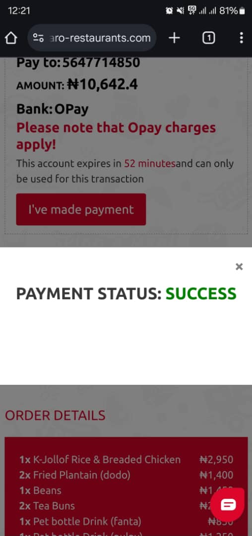 toolpusher01's tweet photo. @KILIRESTAURANT Hi
I ordered food via your website and completed the payments, but no food was delivered even after several weeks. Could you kindly check and do what is needed? Numerous calls to 0700 5454 3663 have been unfruitful.
Thanks https://t.co/cDc2ana333