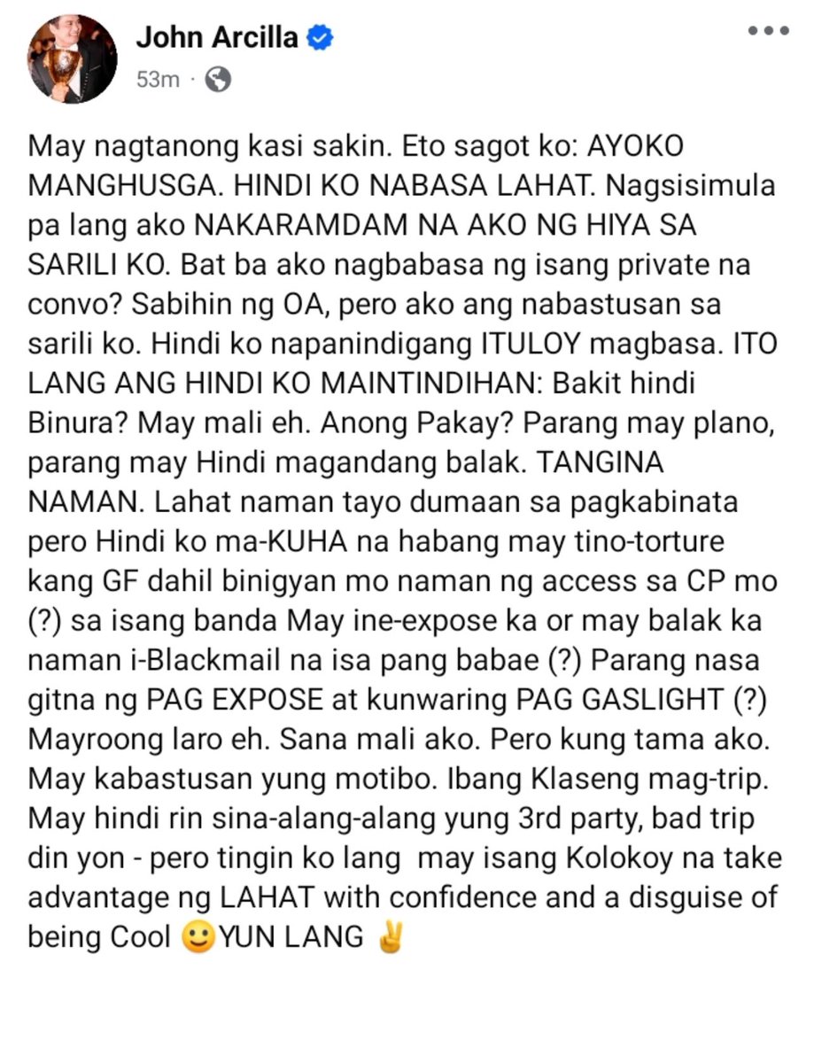 jaymazingwalk's tweet photo. John Arcilla 👇 https://t.co/719atgmnXd