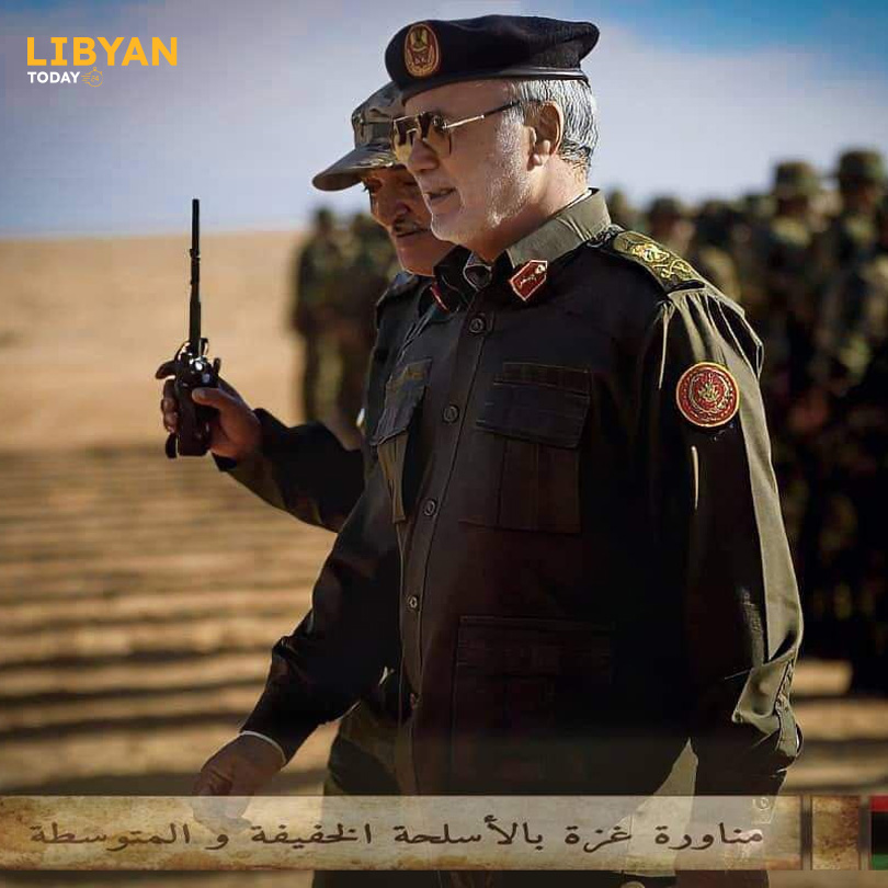 Libyatoday24's tweet photo. #Photos
The commander of the Western Mountain Military Region, Osama Al-Juwaili, supervises a mobilization project with light and medium weapons for the region's members, called "Gaza".
#Libya_Today #Follow_ups https://t.co/BwJo5J8qQN