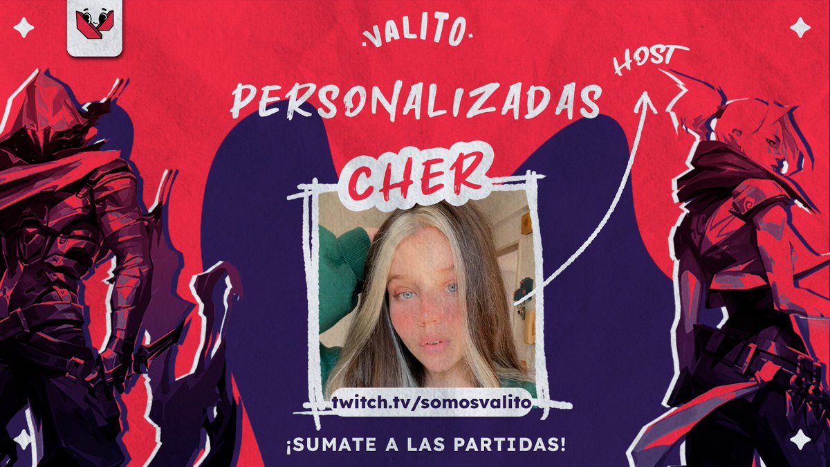 somosvalito's tweet photo. Ya se hizo costumbre que los jueves hagamos partidas personalizadas 🫡

Lxs esperamos en nuestro discord hoy a las 19hs 🇦🇷 para jugar un poco de Valorant junto con @cherharmath 🥳

➡️ https://t.co/qwMHCRqNQT https://t.co/sQF58V7nKP
