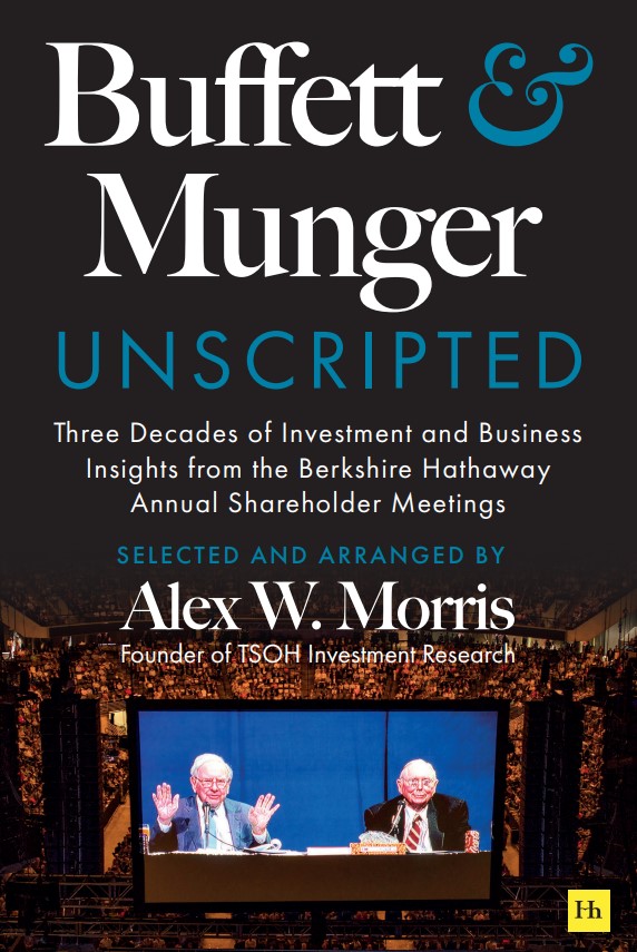 TSOH_Investing's tweet image. Some news: I have been working on a book for the past three years, and it has finally reached the finish line. “Buffett And Munger Unscripted” will be released in a few weeks (on January 21st), and is available now for preorder from Amazon, Barnes &amp;amp; Noble, and other major…