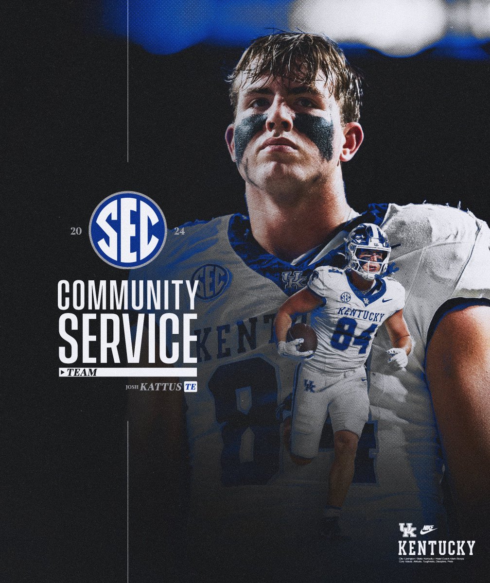 Congrats to <a href="/JKattus/">Josh Kattus</a> for being named to the <a href="/SEC/">Southeastern Conference</a> Community Service Team. 

📰🔗 - tinyurl.com/ms7jp2wd