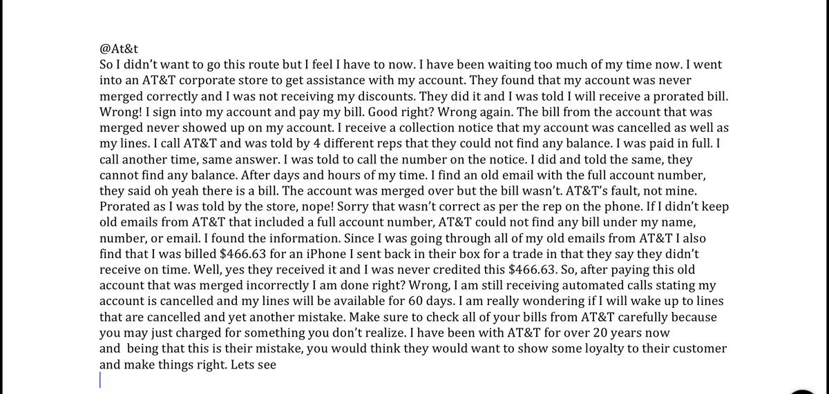 amazing_001's tweet photo. At&amp;t really needs to do better https://t.co/sn9afD7xB6